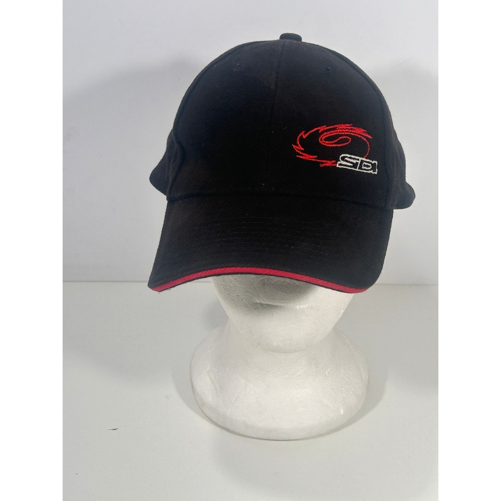 Nissun Cap SDI Logo Black Red Strapback Baseball Hat Afterburner FX Vintage